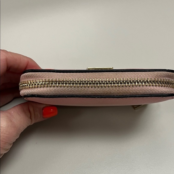 Victoria's Secret Pink and White Striped Mini Zip up Wallet - Picture 5 of 11